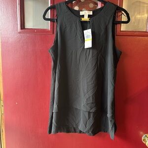 Michael Kors Black Sleeveless Tank Top